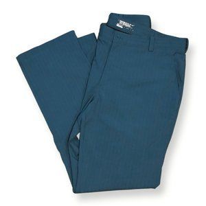 Nike Dri-Fit Golf Pants - Teal/Navy Pinstripe, 36x32